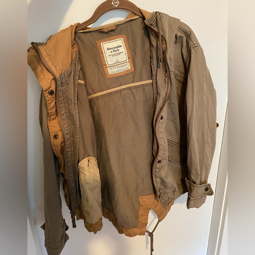 Abercrombie Moto Jacket Shacket Size Small